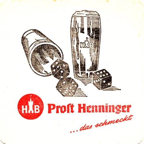 frankfurt f-he henninger karamalz 1b (quad190-würfelbecher-schwarzrot) 